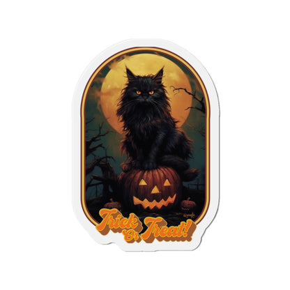 Trick or Treat Cat Die-Cut Magnet