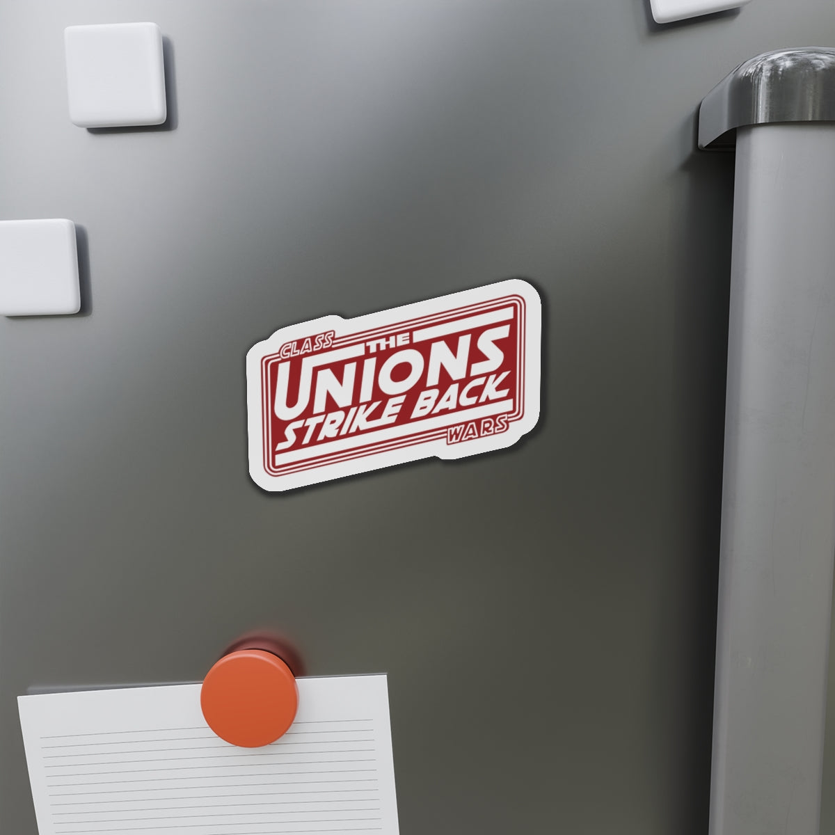 The Unions Strike Back Die-Cut Magnet