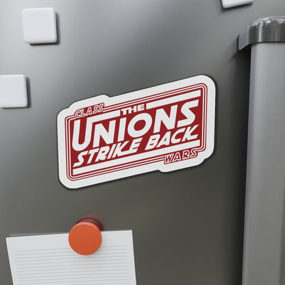 The Unions Strike Back Die-Cut Magnet