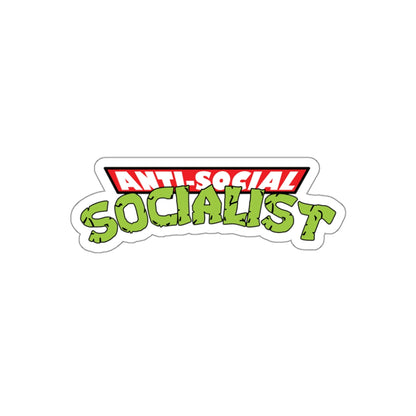 Anti-Social Socialist Turtles Die-Cut Sticker