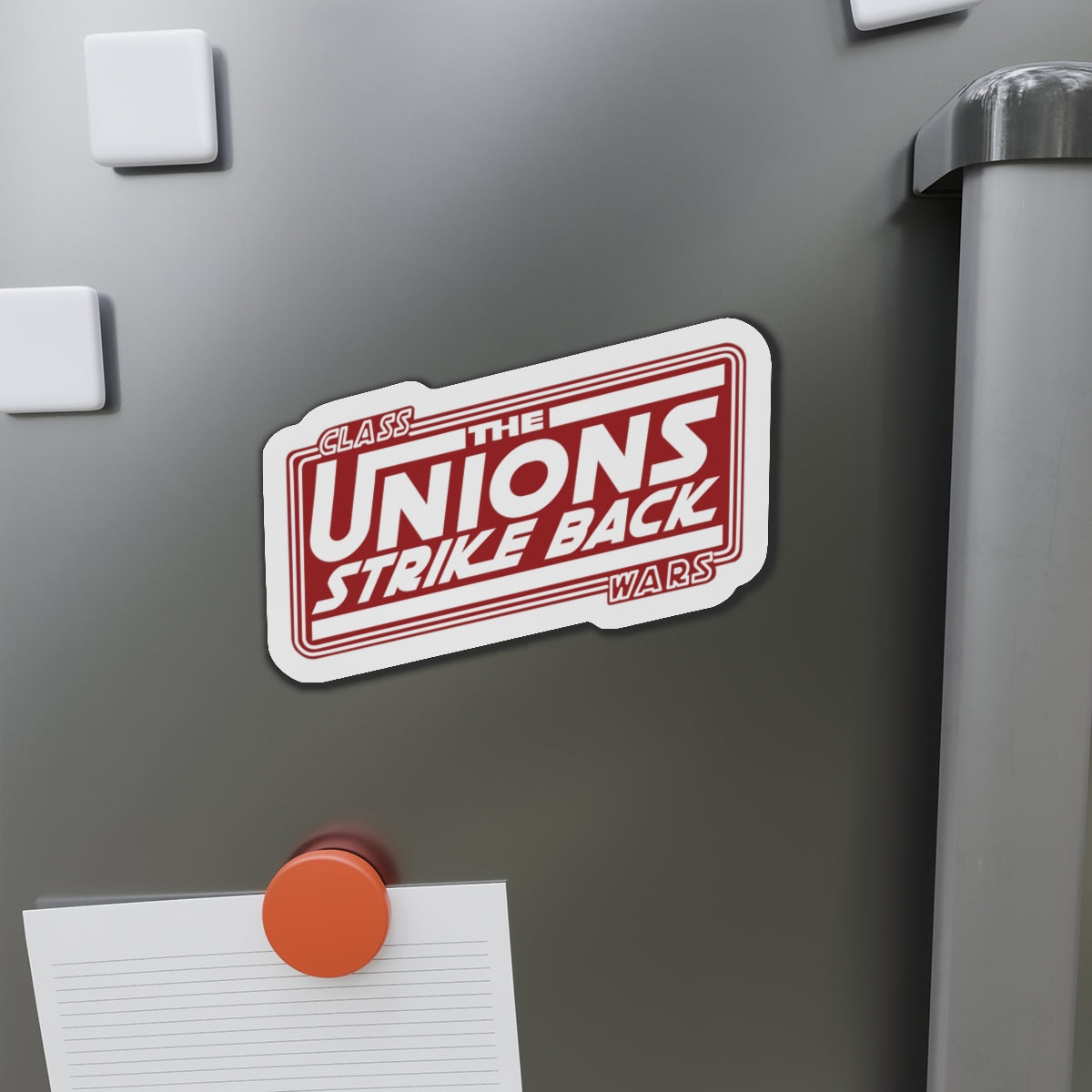 The Unions Strike Back Die-Cut Magnet