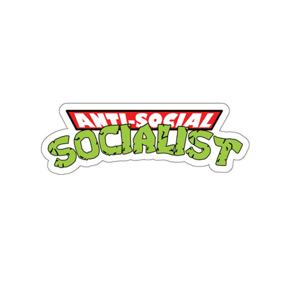 Anti-Social Socialist Turtles Die-Cut Sticker