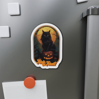 Trick or Treat Cat Die-Cut Magnet