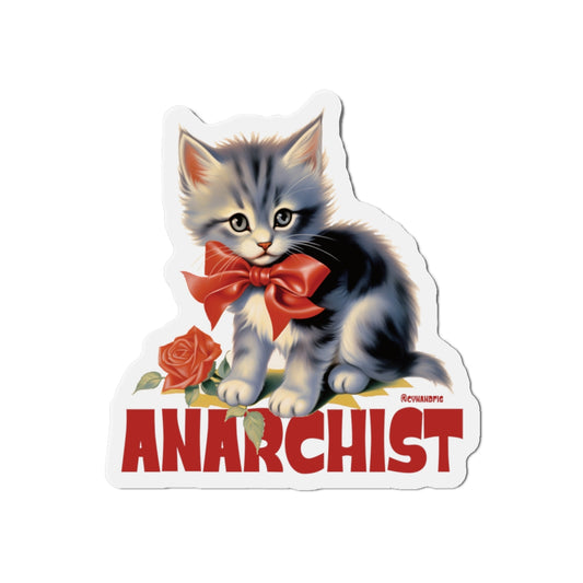 Anarchist Kitten Magnet