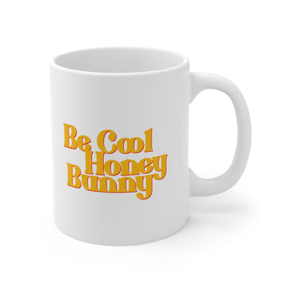 Be Cool Bunny Ceramic White Mug