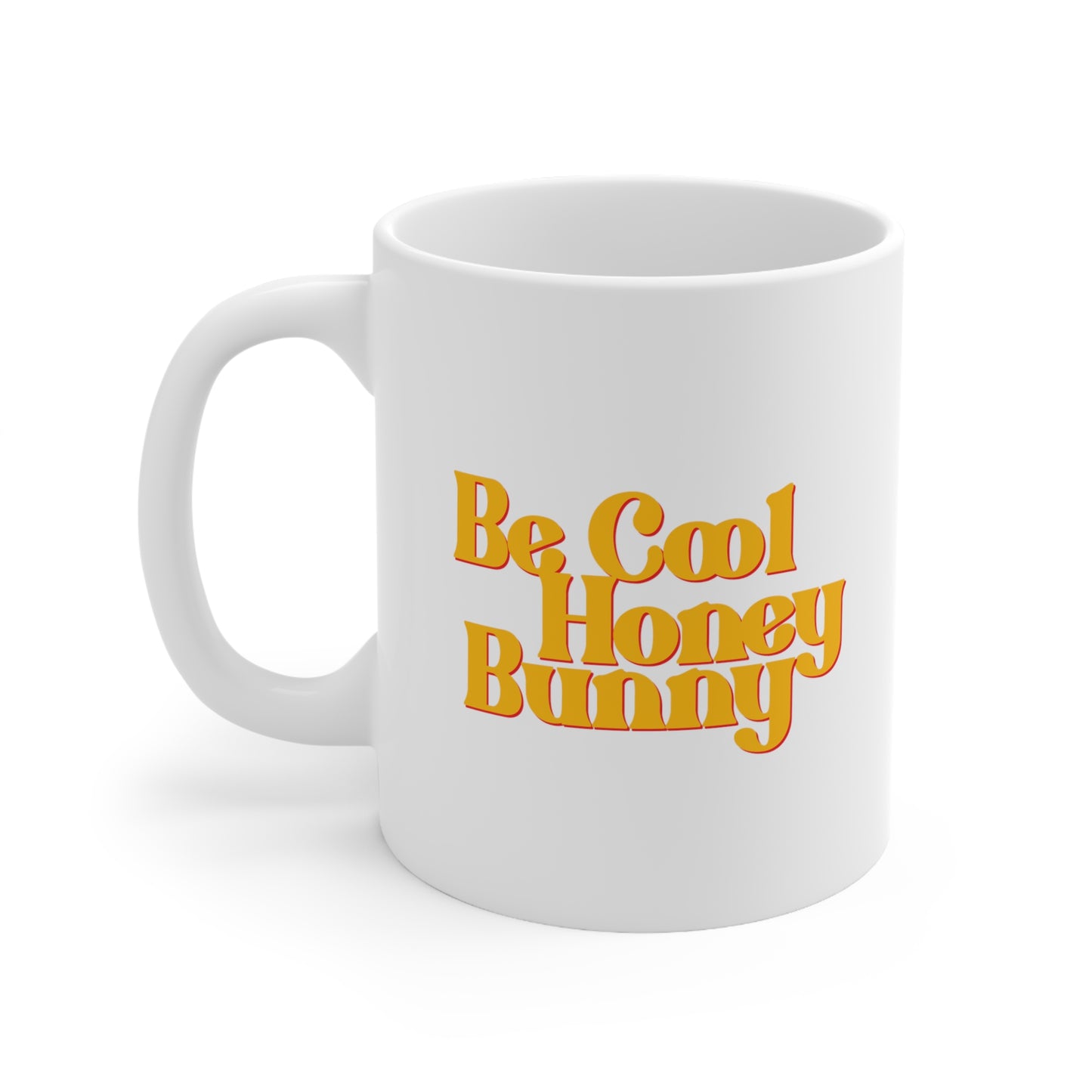 Be Cool Bunny Ceramic White Mug