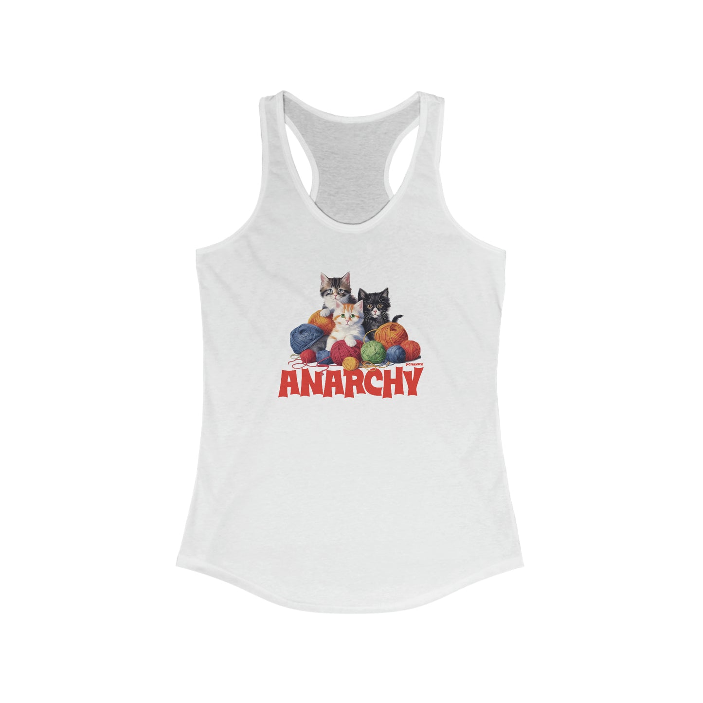 Anarkitties Anarchy Women's Ideal Racerback Tank