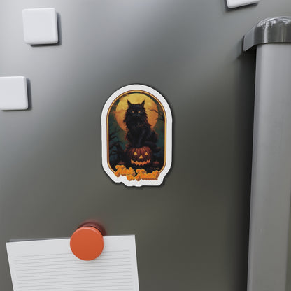 Trick or Treat Cat Die-Cut Magnet