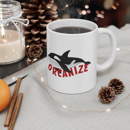 Gladis Orcanize White Mug