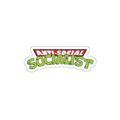 Anti-Social Socialist Turtles Die-Cut Sticker