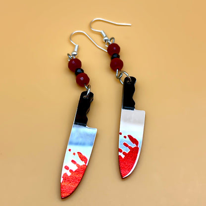 Bloody Knife Earrings